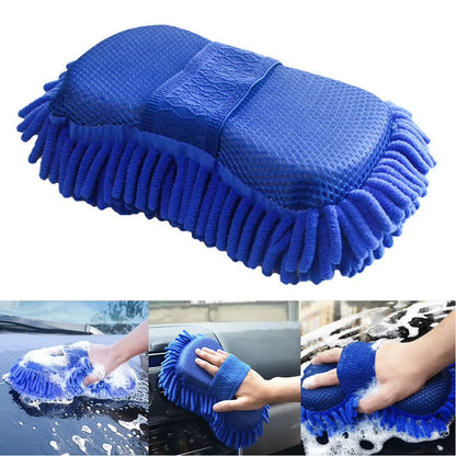 Microfiber Chenille Sponge Car wash and house cleaning