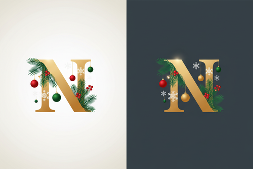 mantieni il logo ma solo con la lettera N 